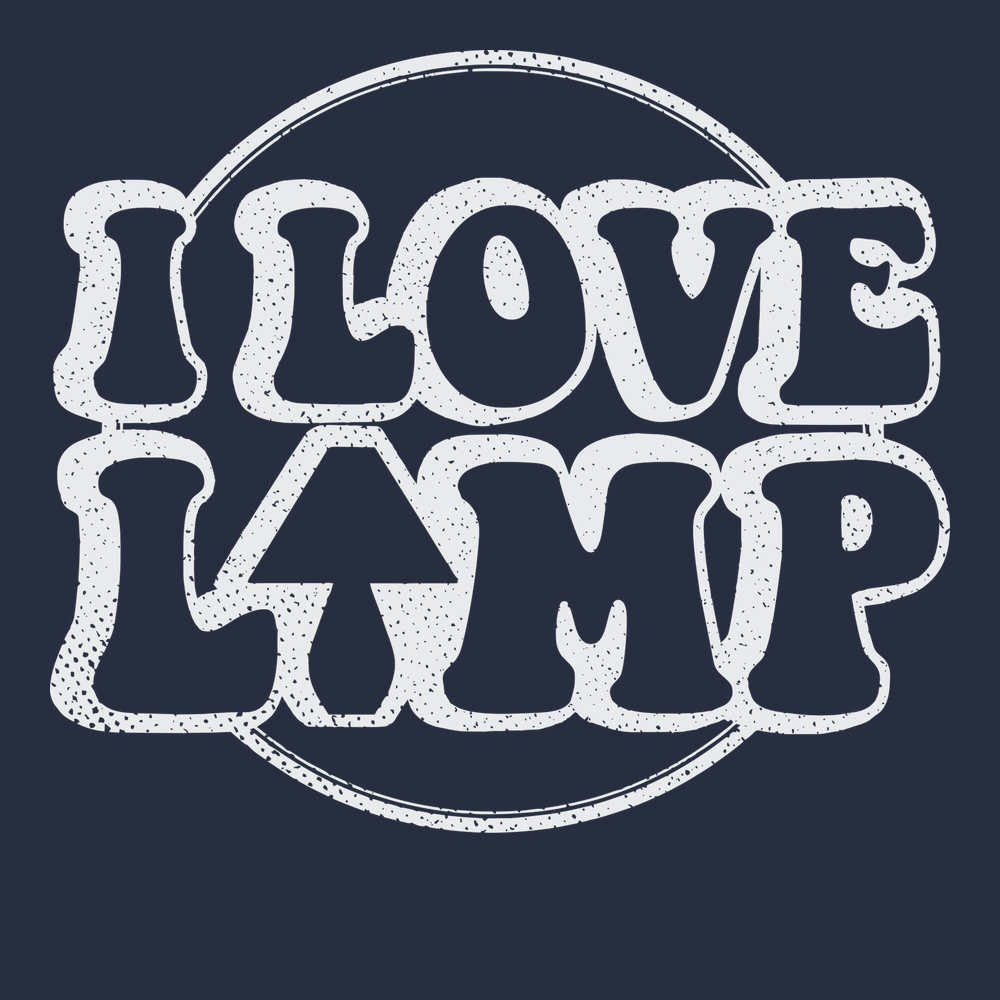 I Love Lamp T-Shirt Navy