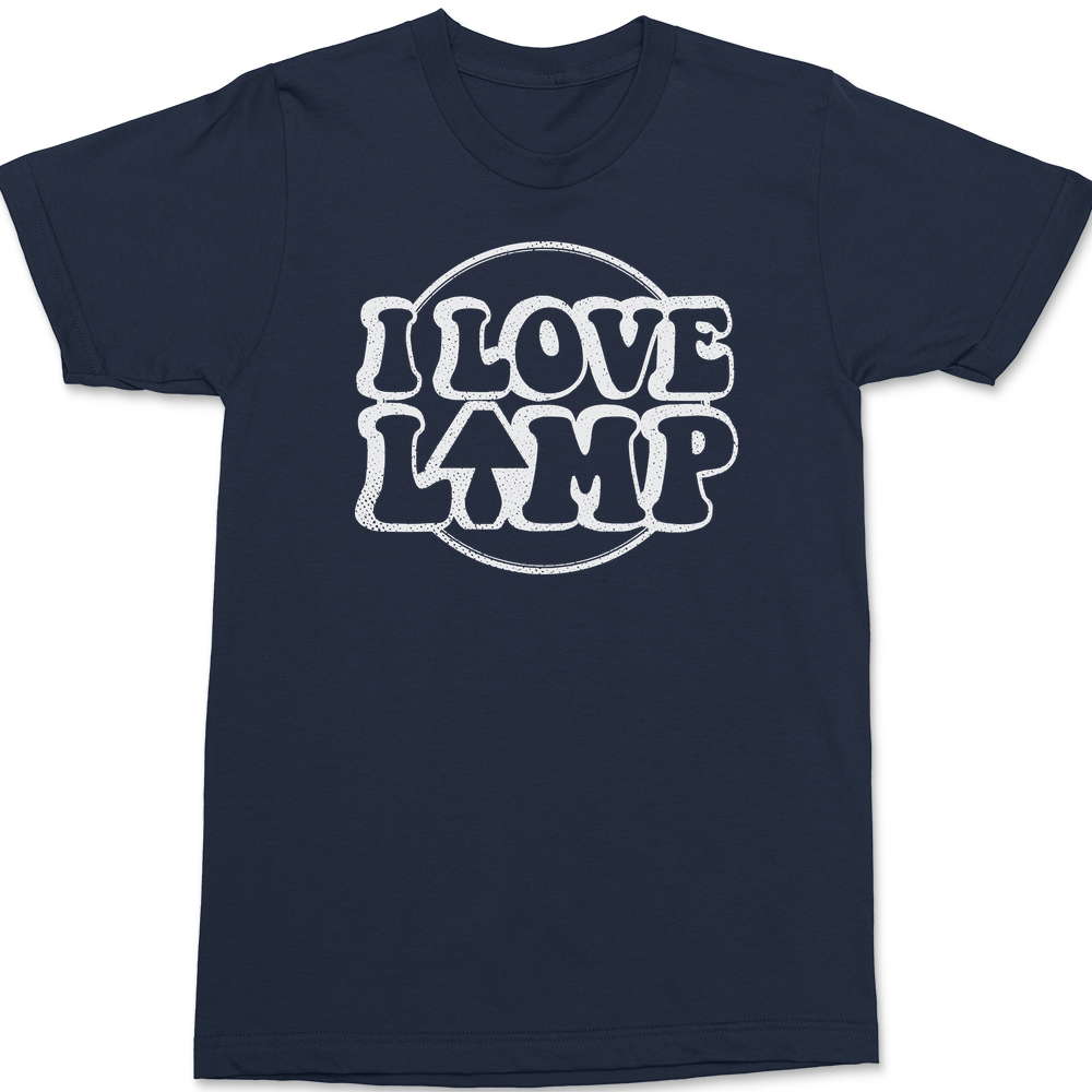 I Love Lamp T-Shirt Navy