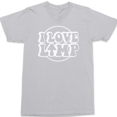 I Love Lamp T-Shirt SILVER