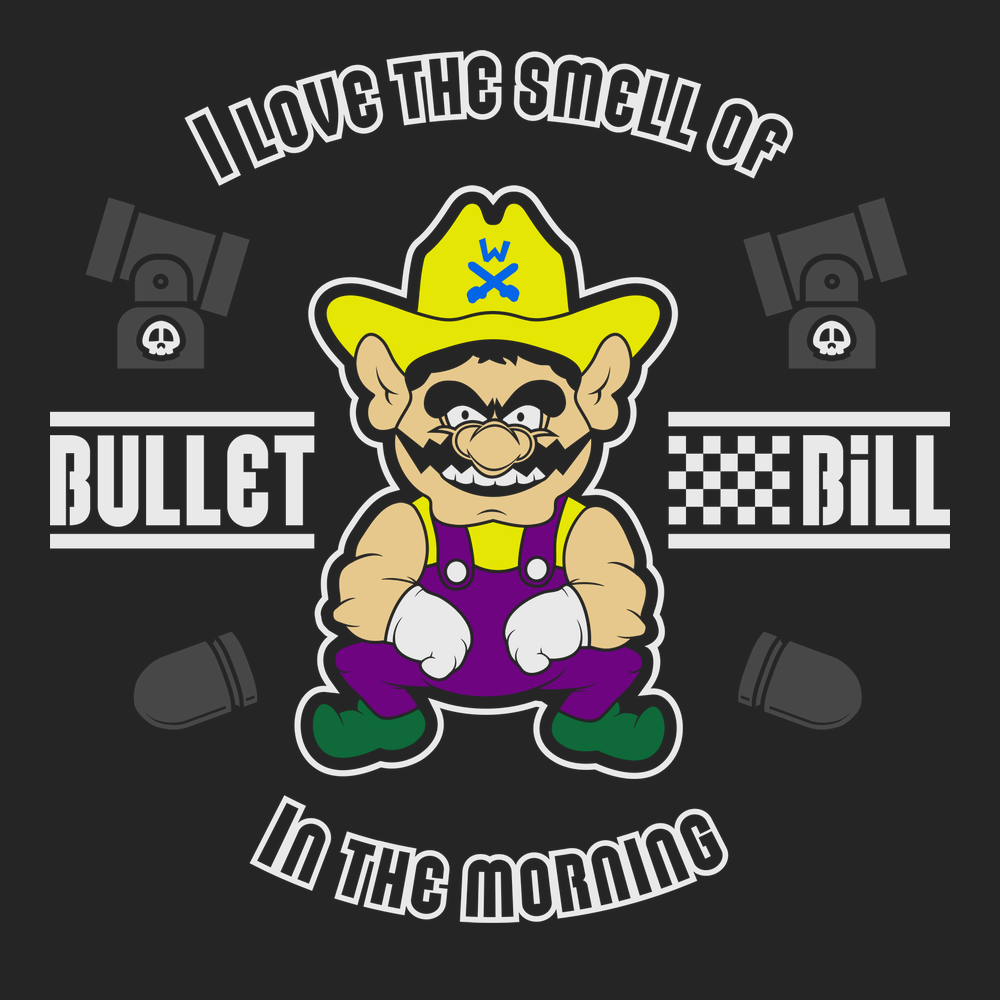 I Love The Smell of Bullets In The Morning T-Shirt BLACK