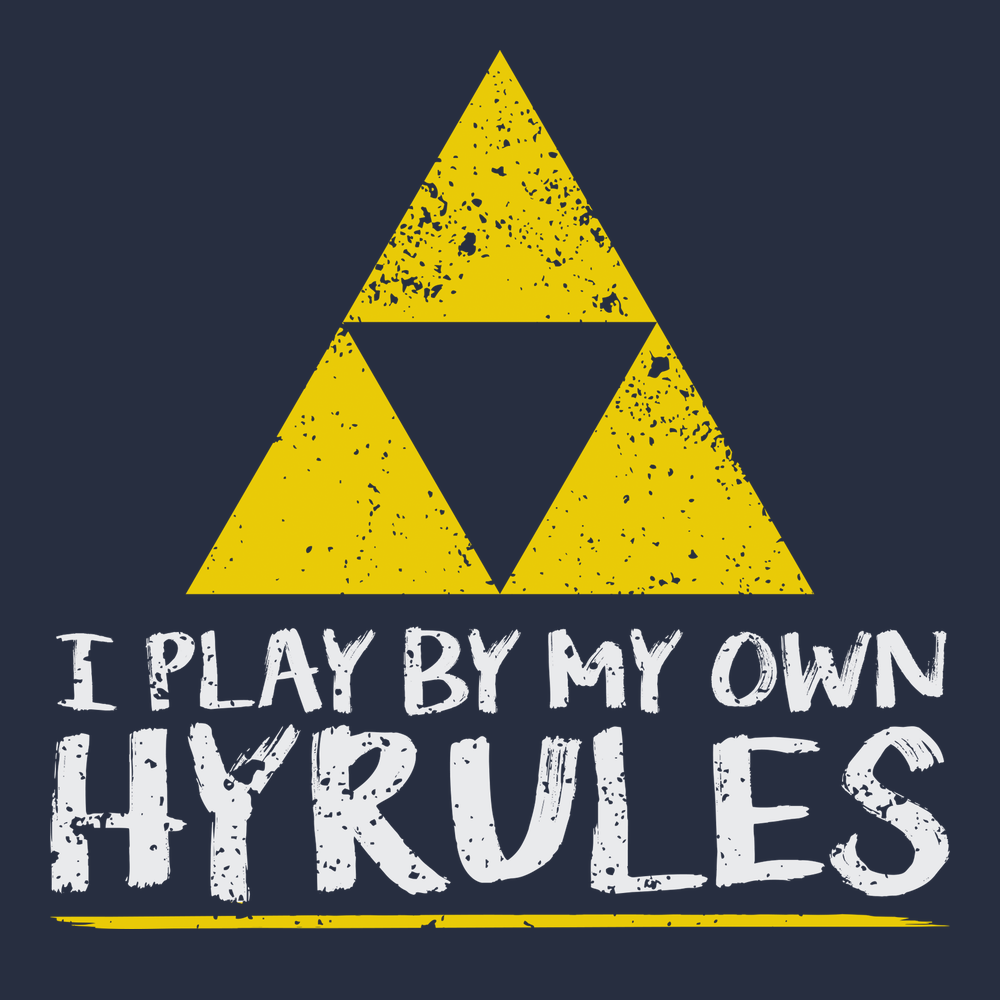 I Play By My Own Hyrules T-Shirt NAVY
