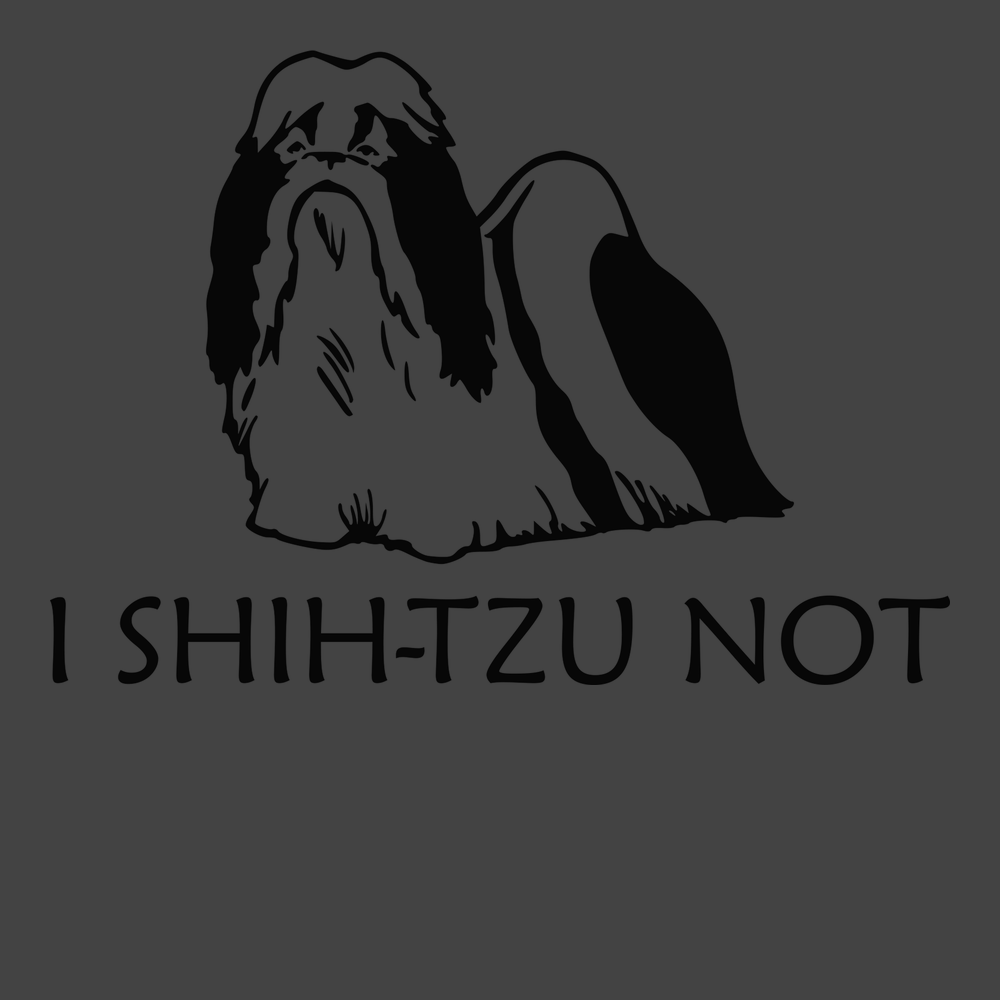 I Shih-Tzu Not T-Shirt CHARCOAL