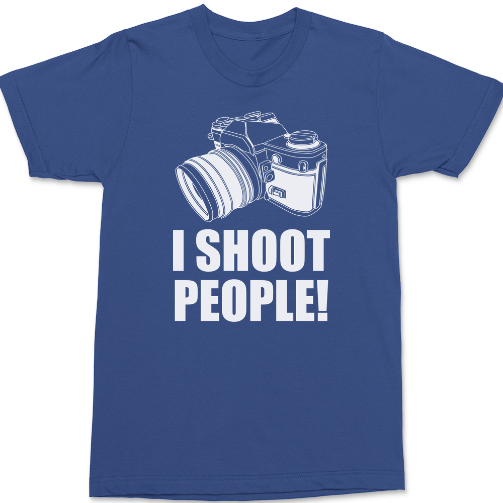 I Shoot People T-Shirt BLUE