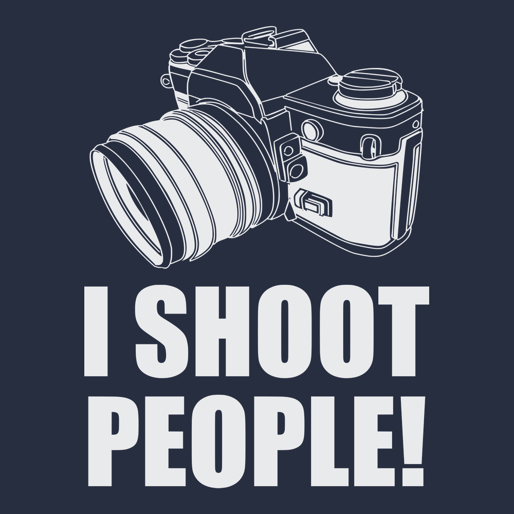 I Shoot People T-Shirt NAVY