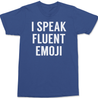 I Speak Fluent Emoji T-Shirt BLUE