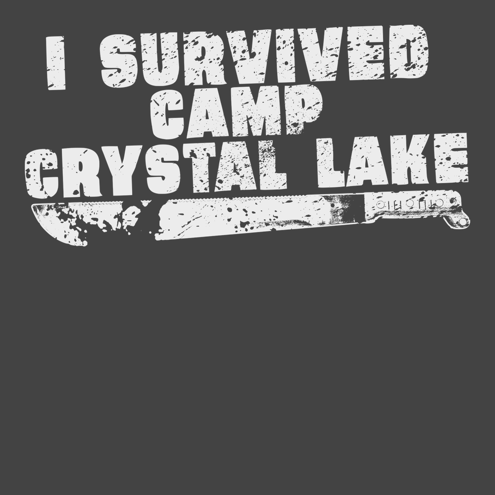 I Survived Camp Crystal Lake T-shirt Tees Friday The 13th