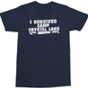 I Survived Camp Crystal Lake T-Shirt NAVY