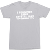 I Survived Camp Crystal Lake T-Shirt SILVER