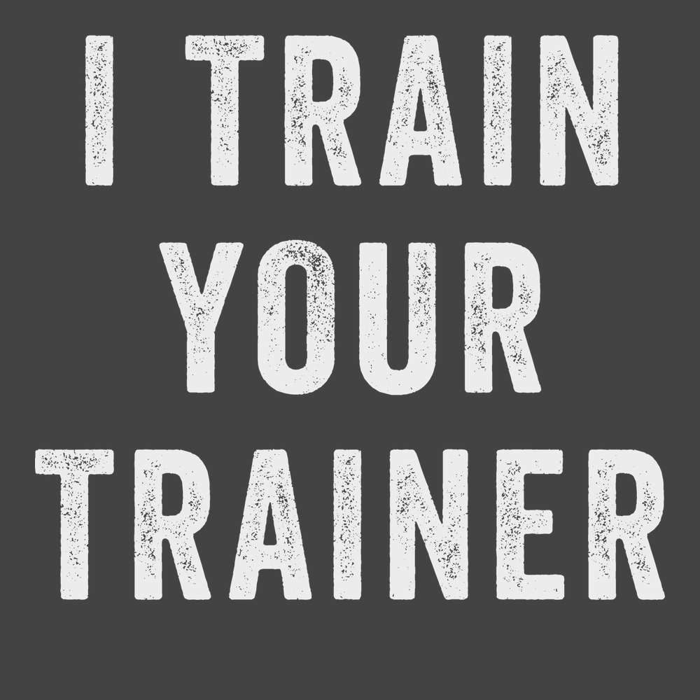 I Trained Your Trainer T-Shirt CHARCOAL