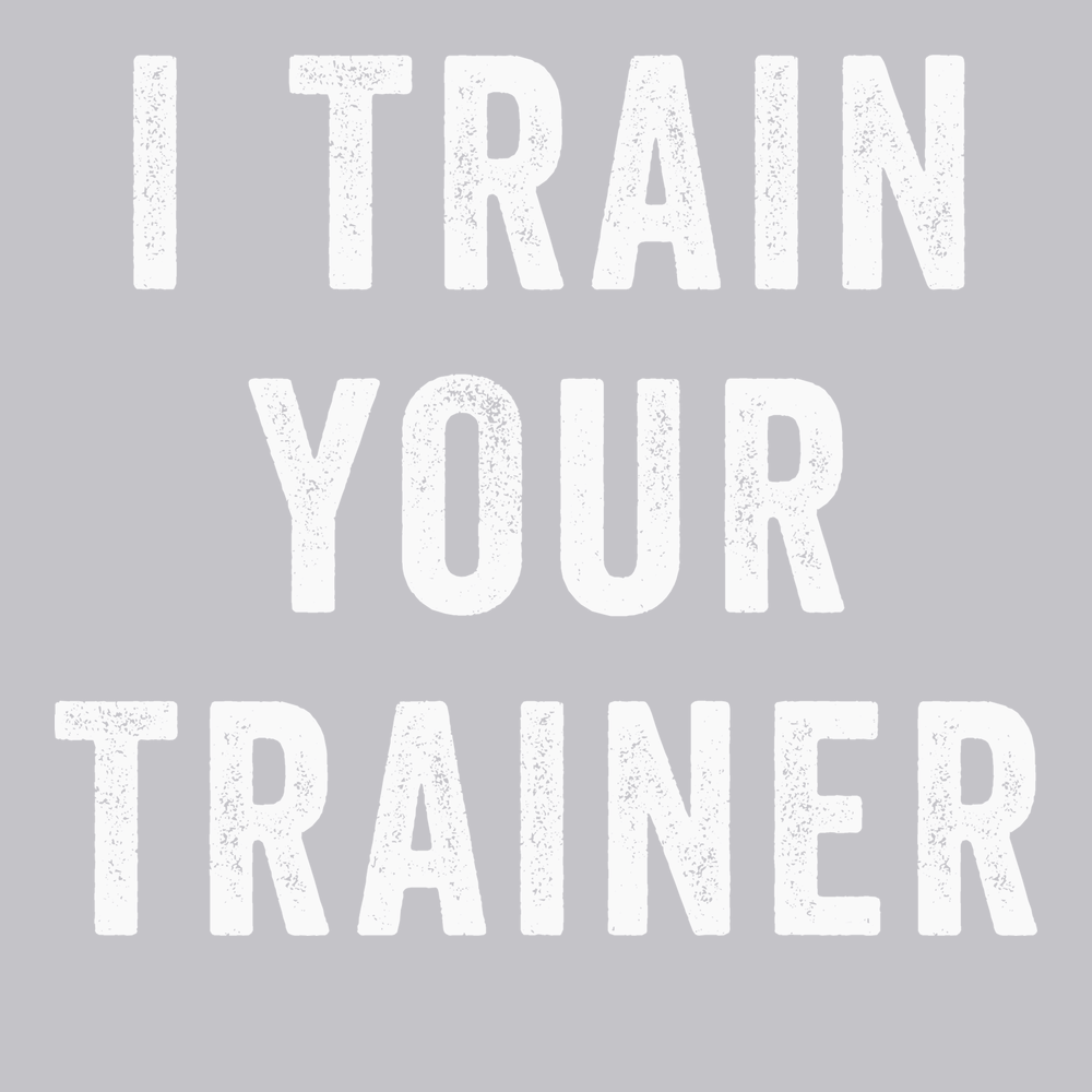 I Trained Your Trainer T-Shirt SILVER