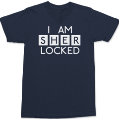 I am Sher Locked T-Shirt NAVY