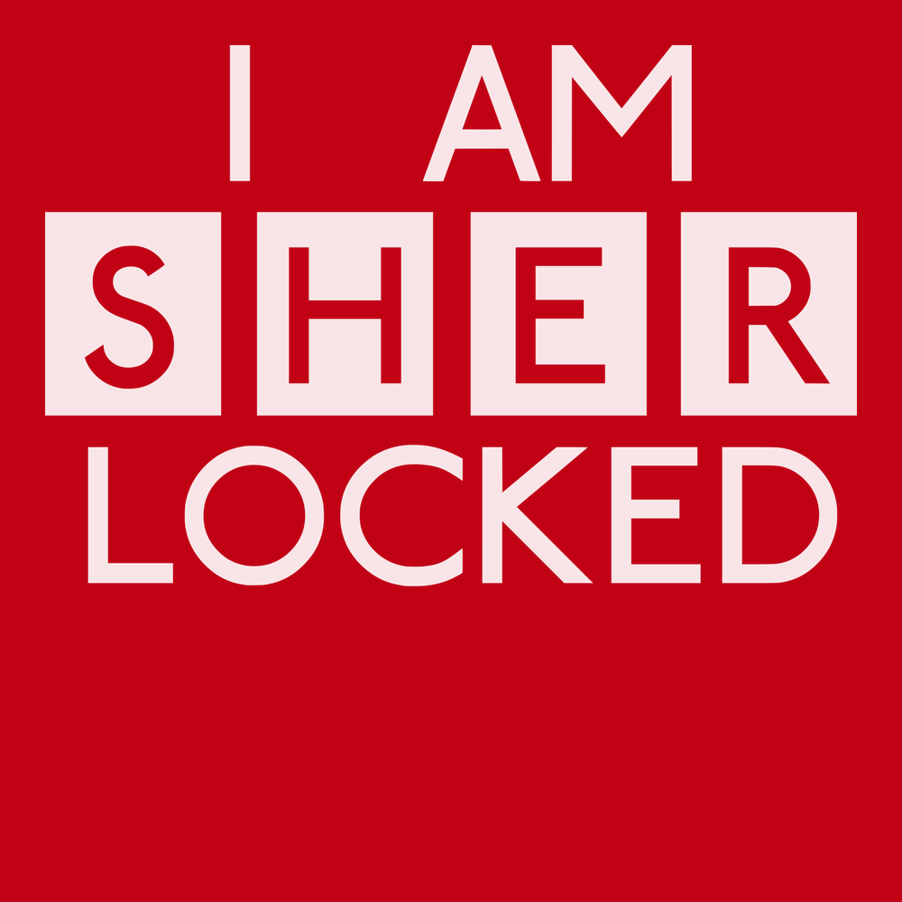 I am Sher Locked T-Shirt RED