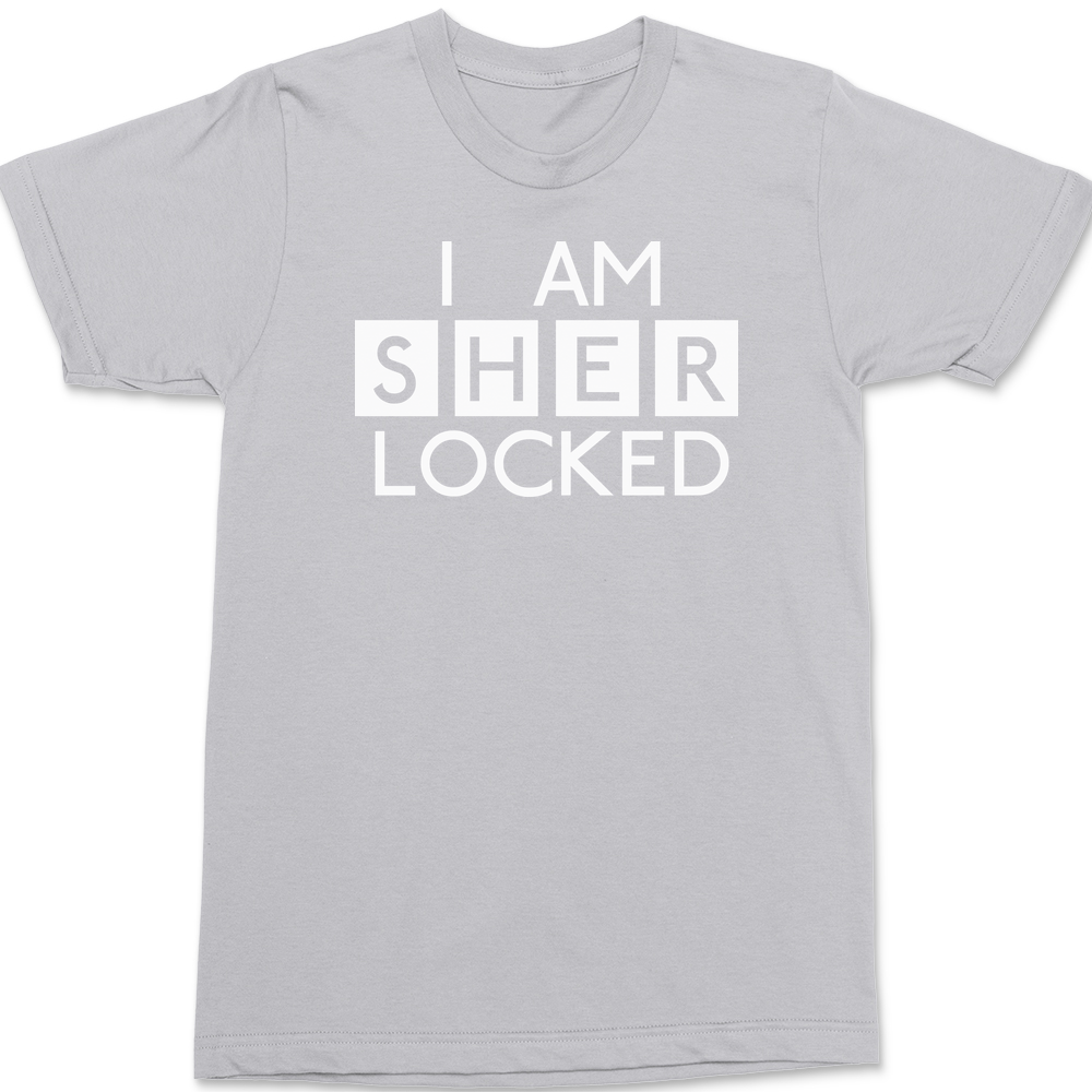 I am Sher Locked T-Shirt SILVER