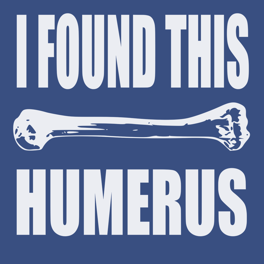I found This Humerus T-Shirt BLUE