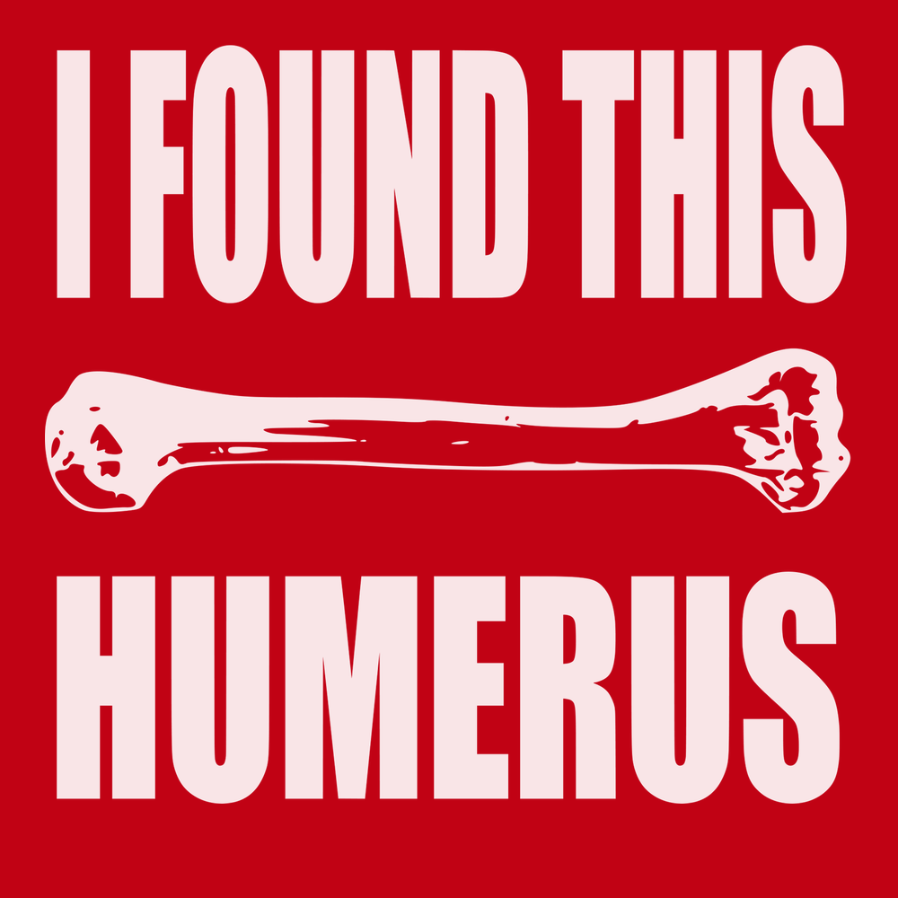 I found This Humerus T-Shirt RED
