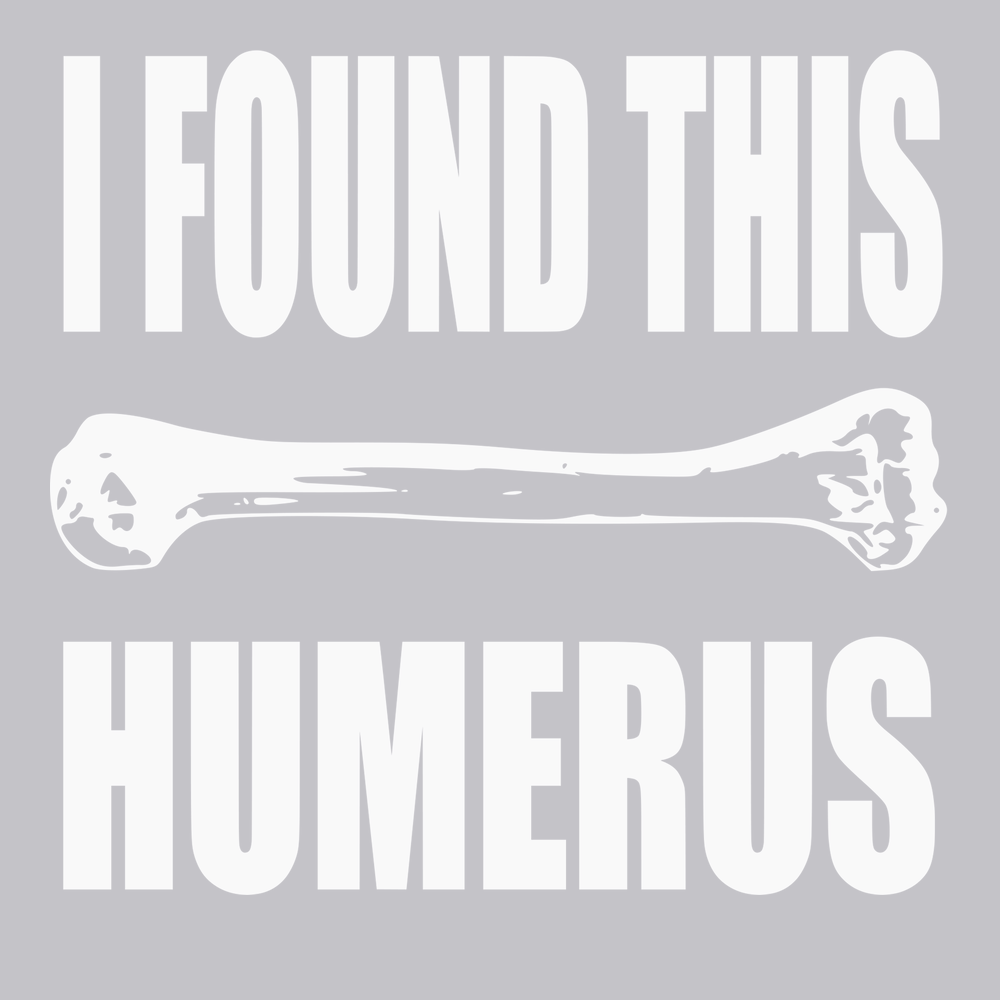 I found This Humerus T-Shirt SILVER