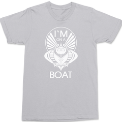 I'm On A Boat T-Shirt SILVER
