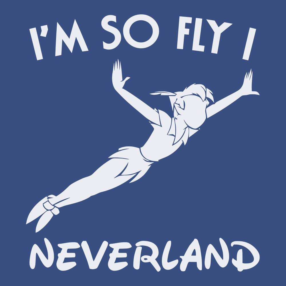 I'm So Fly I Neverland T-Shirt BLUE