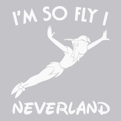 I'm So Fly I Neverland T-Shirt SILVER
