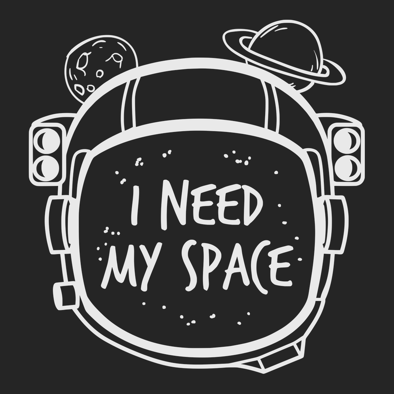 I need My Space T-Shirt BLACK