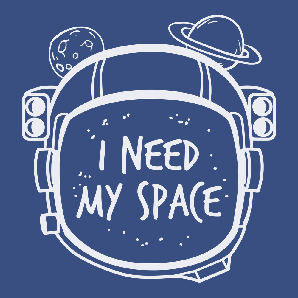 I need My Space T-Shirt BLUE
