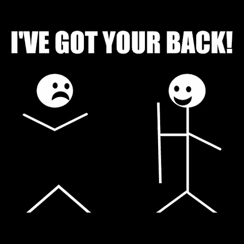 I've Got Your Back T-Shirt - Textual Tees