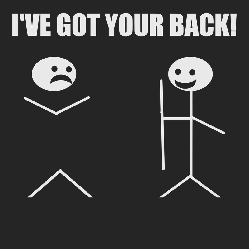 I've Got Your Back T-Shirt BLACK