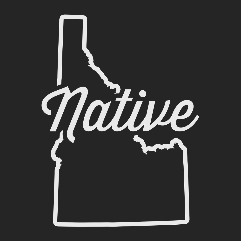 Idaho Native T-Shirt BLACK