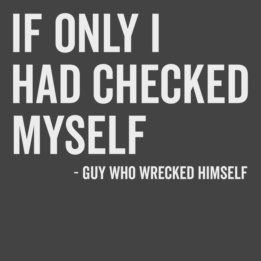 If Only I Had Checked Myself T-Shirt CHARCOAL
