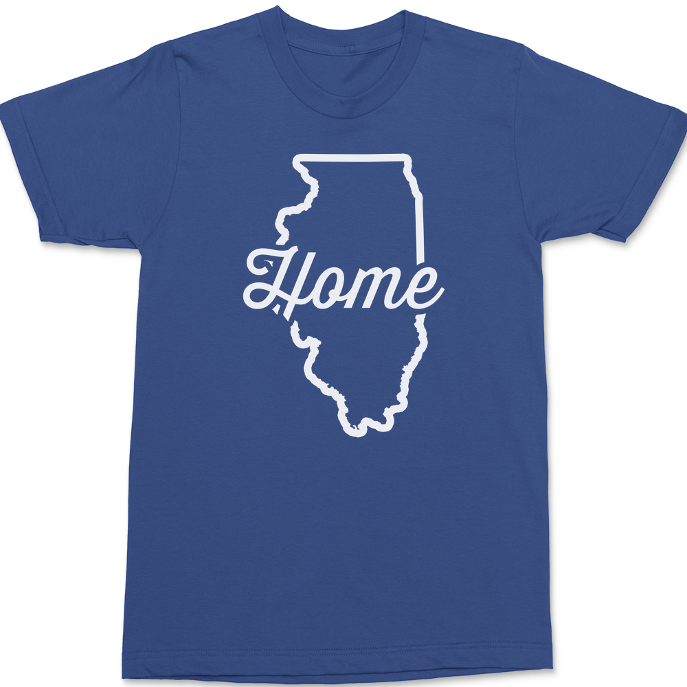 Illinois Home T-Shirt BLUE