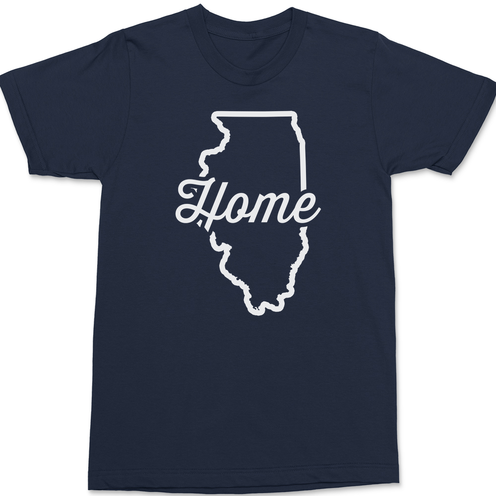 Illinois Home T-Shirt NAVY