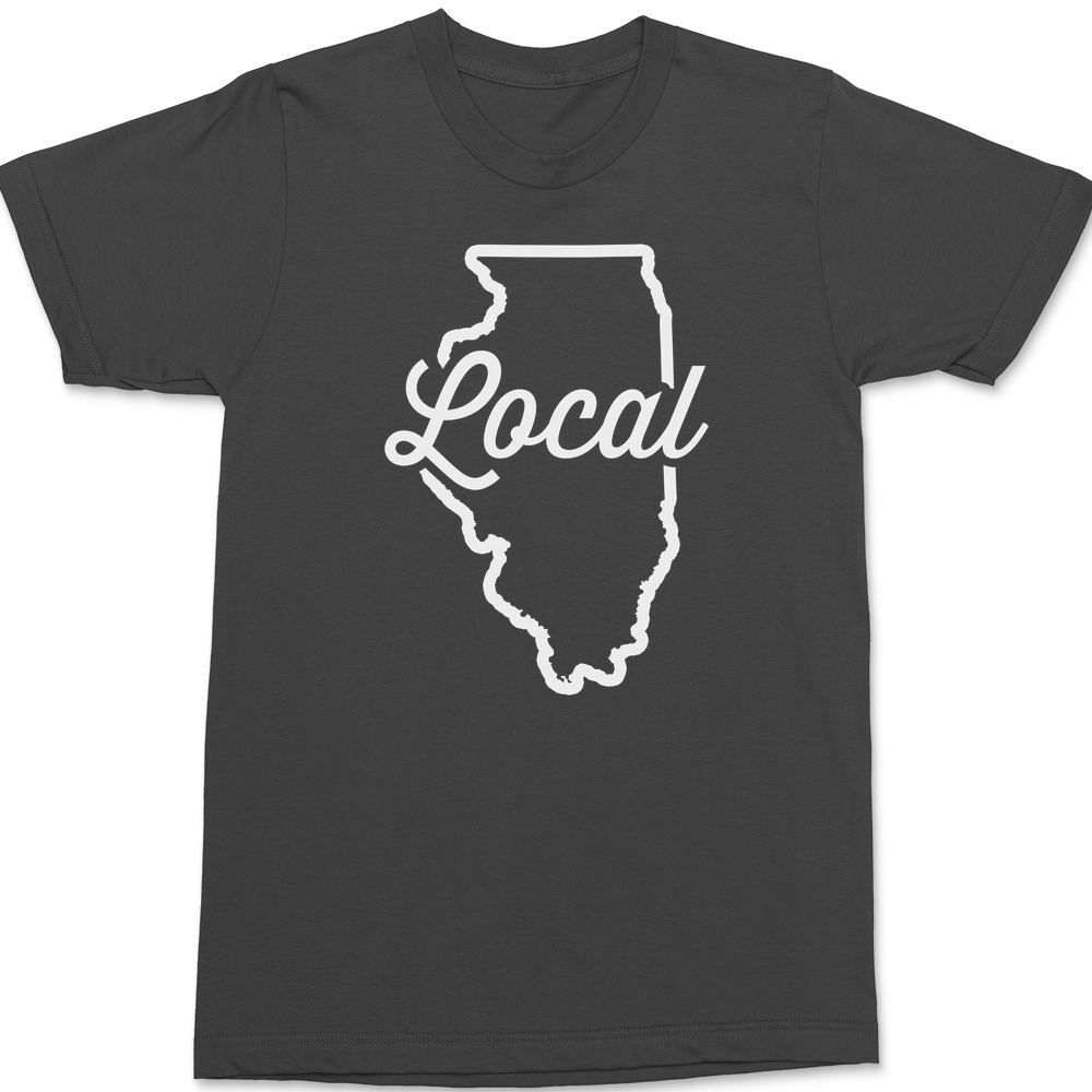Illinois Local T-Shirt CHARCOAL