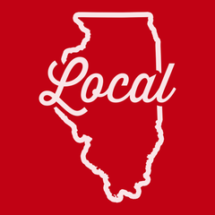 Illinois Local T-Shirt RED