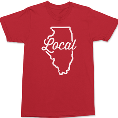 Illinois Local T-Shirt RED