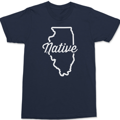 Illinois Native T-Shirt NAVY