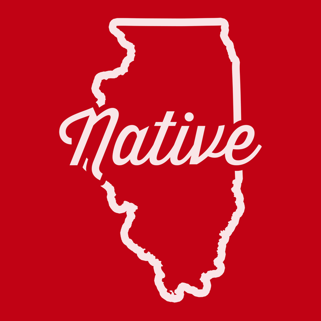 Illinois Native T-Shirt RED