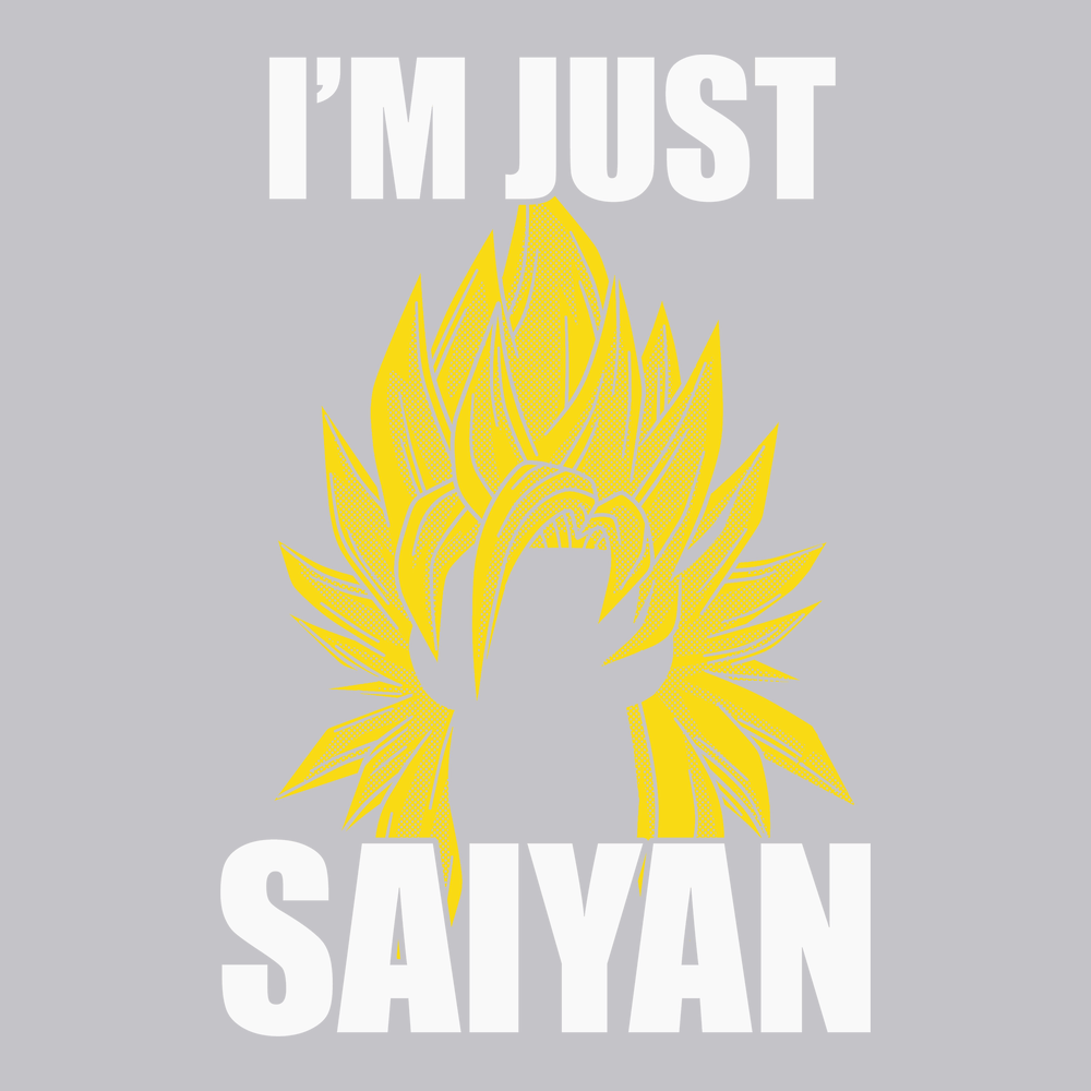 Im Just Saiyin T-Shirt SILVER