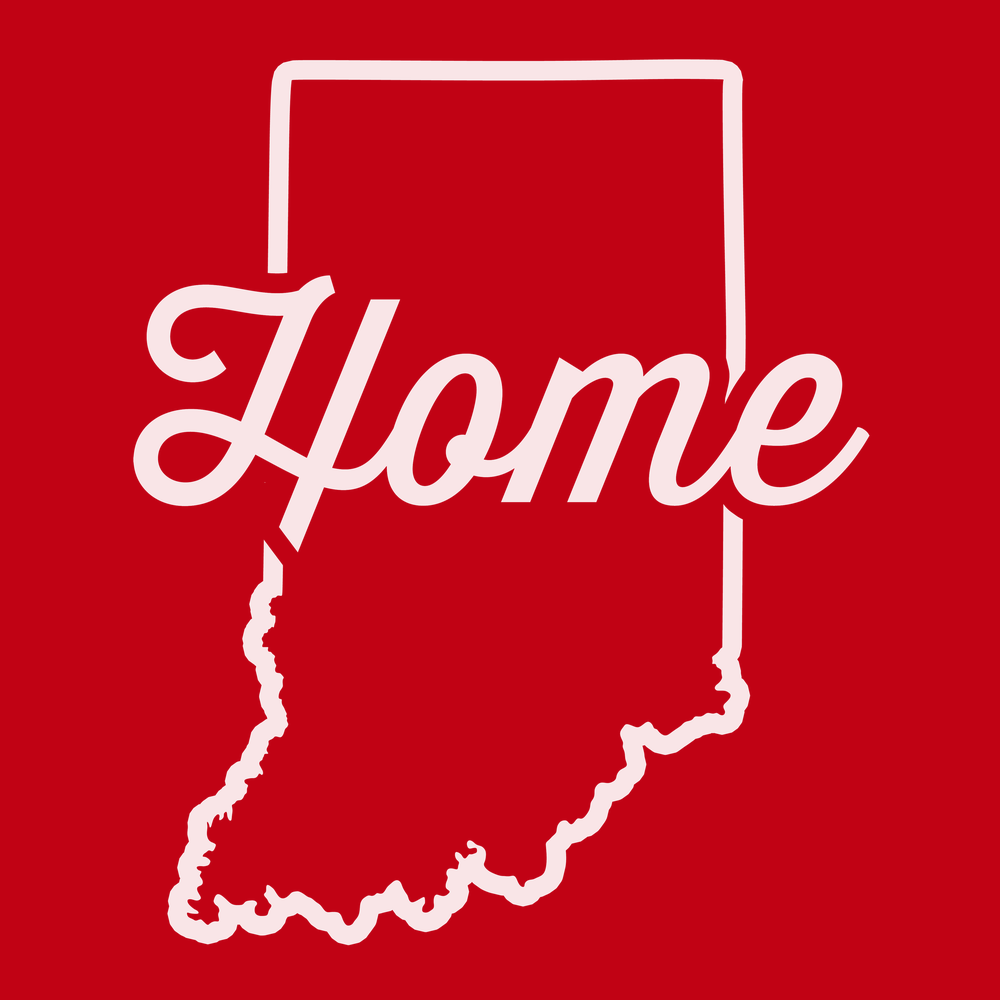 Indiana Home T-Shirt RED