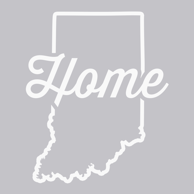 Indiana Home T-Shirt SILVER