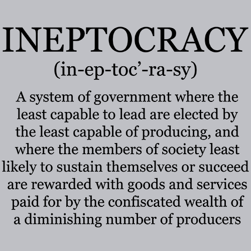 Ineptocracy T-Shirt - Textual Tees