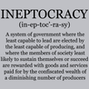 Ineptocracy T-Shirt - Textual Tees