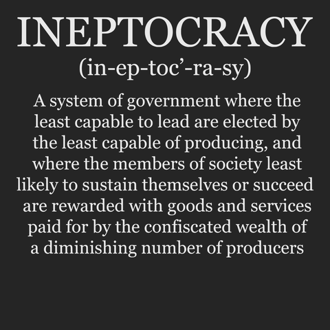 Ineptocracy T-Shirt BLACK