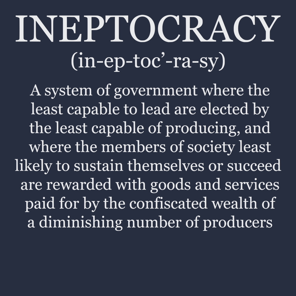 Ineptocracy T-Shirt Navy