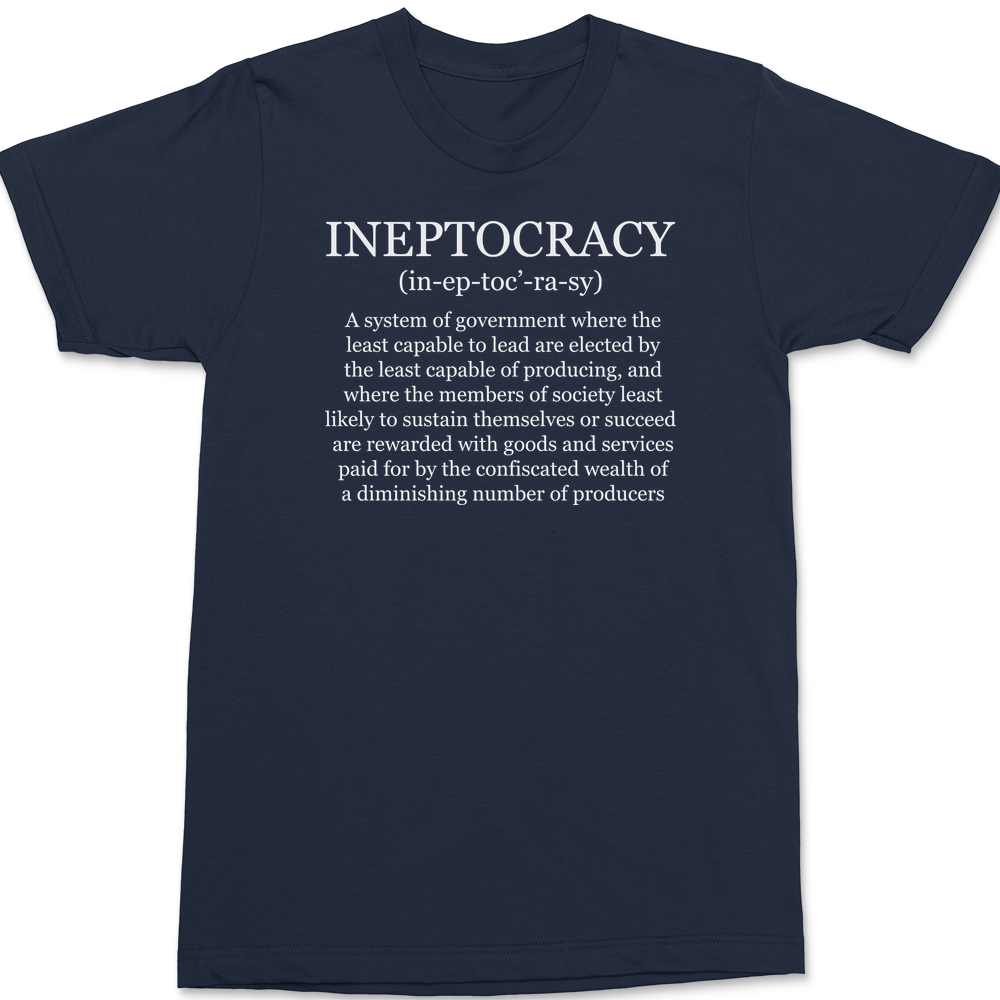 Ineptocracy T-Shirt Navy