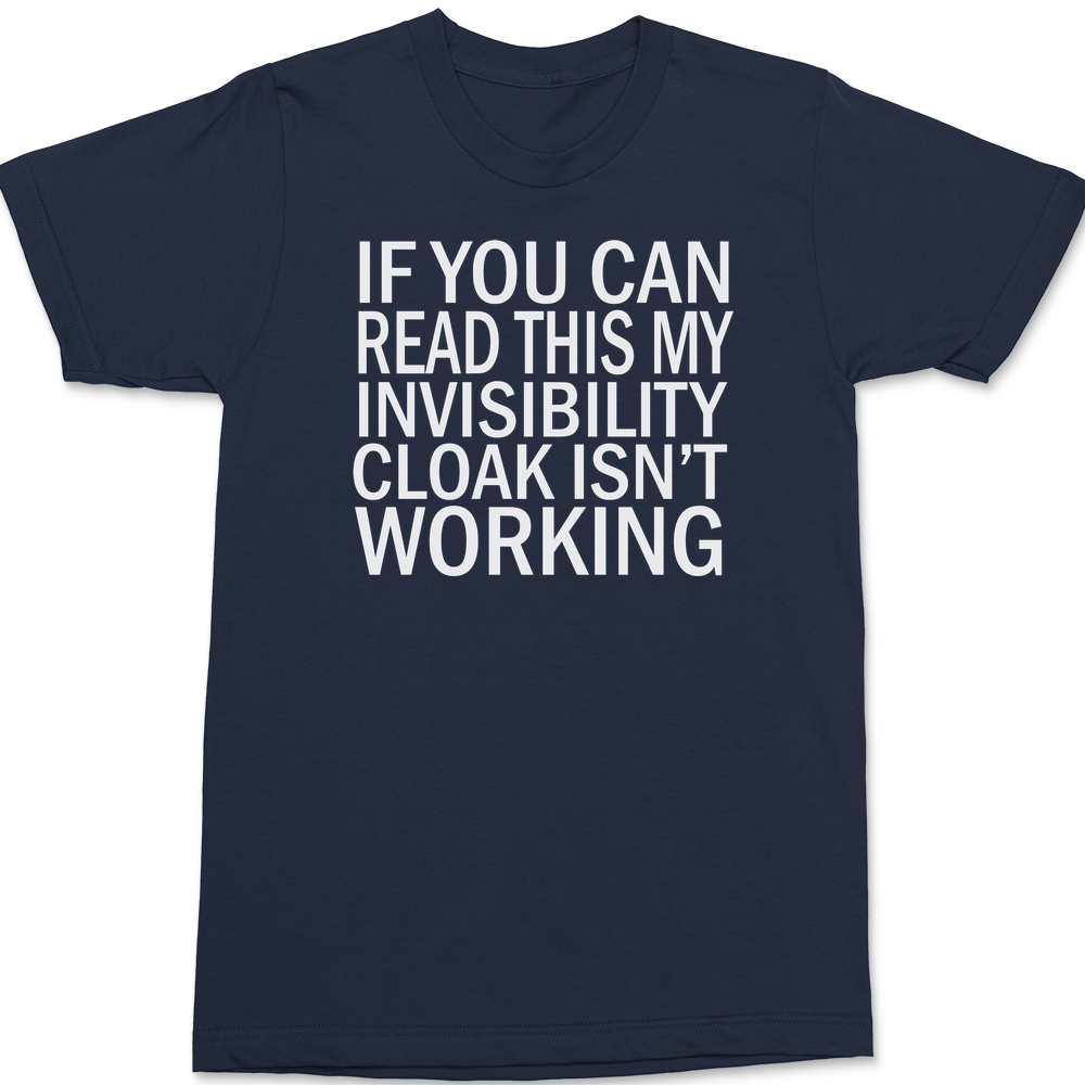 Invisibility Cloak T-Shirt NAVY