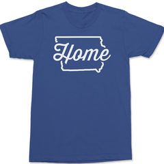 Iowa Home T-Shirt BLUE
