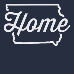 Iowa Home T-Shirt NAVY