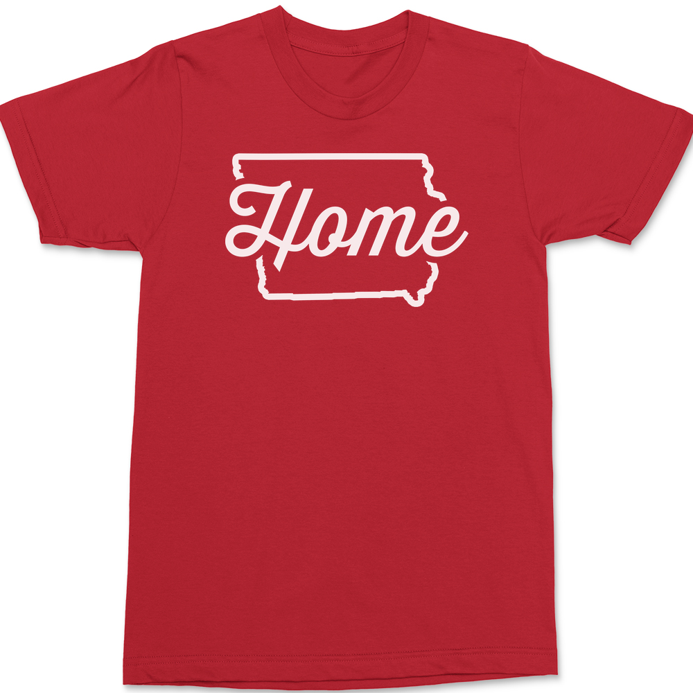 Iowa Home T-Shirt RED