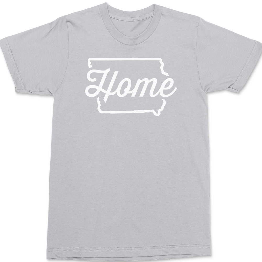 Iowa Home T-Shirt SILVER