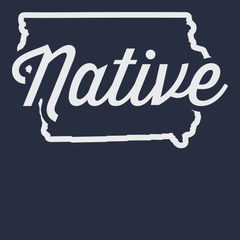 Iowa Native T-Shirt NAVY